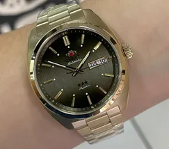 Orient 3 Estrelas Automático Heritage YN6GG001 Verde - imagem 1