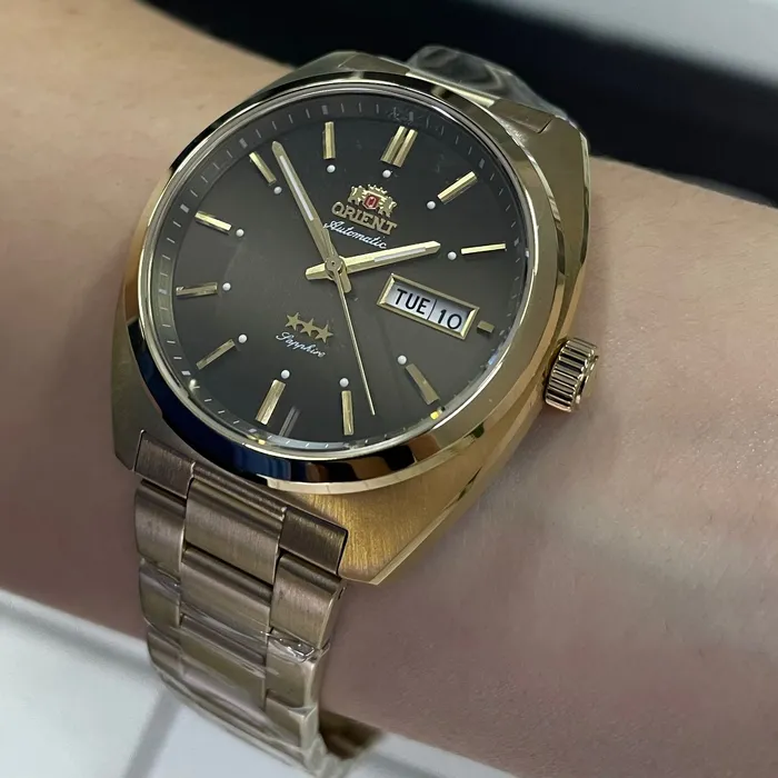 Orient 3 Estrelas Automático Heritage YN6GG001 Verde