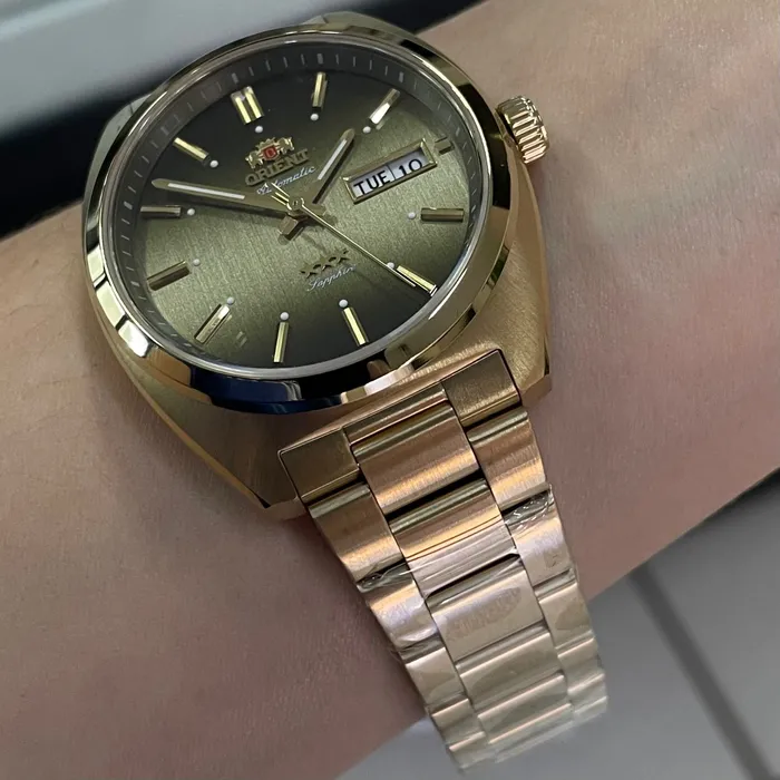 Orient 3 Estrelas Automático Heritage YN6GG001 Verde