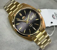 Relógio Orient Heritage 3 Estrelas YN6GG001 Dourado Safira | Taniguchi Relógios - imagem 6