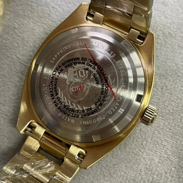 Orient 3 Estrelas Automático Heritage YN6GG002 grafite