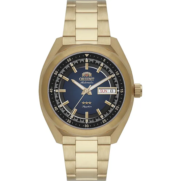 Orient 3 Estrelas Automático Heritage YN6GG002 Azul