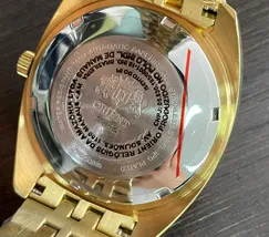 Relógio Orient Heritage 3 Estrelas YN6GG005 Dourado Safira | Taniguchi Relógios - imagem 7