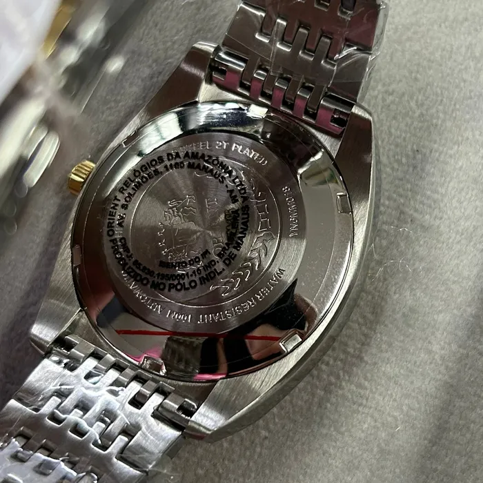 Orient 3 Estrelas Automático Heritage Misto YN6MM018 Prata