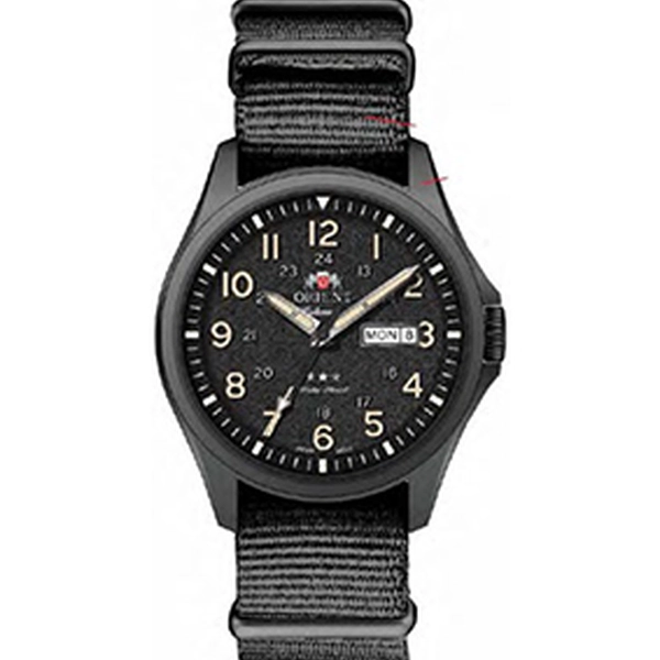 Orient 3 Estrelas Automático Sports Land IPBlack YN6SS007 Preto