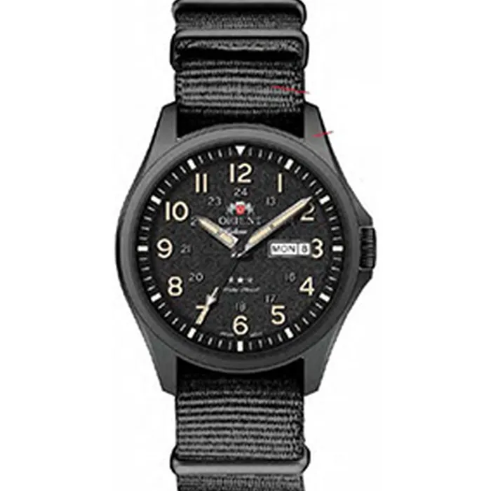 Orient 3 Estrelas Automático Sports Land IPBlack YN6PN007 Preto