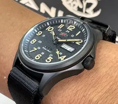 Orient 3 Estrelas Automático Sports Land IPBlack YN6PN007 Preto - imagem 4