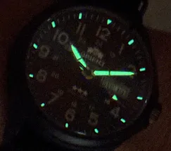 Orient 3 Estrelas Automático Sports Land IPBlack YN6PN007 Preto - imagem 7