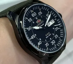 Orient 3 Estrelas Automático Sports Air IPBlack YN6PN009 preto - imagem 3