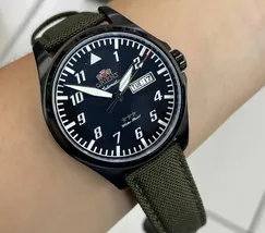 Orient 3 Estrelas Automático Sports Air IPBlack YN6PN010 preto - imagem 1