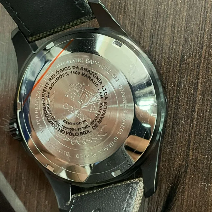 Orient 3 Estrelas Automático Sports Air IPBlack YN6PN010 preto