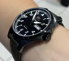 Orient 3 Estrelas Automático Sports Air IPBlack YN6PN010 preto - imagem 5