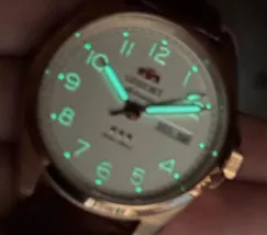 Orient 3 Estrelas Automático Elegance Rose Gold YN6RC006 Branco - imagem 6