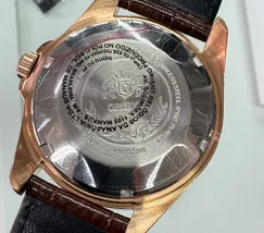 Orient 3 Estrelas Automático Elegance Rose Gold YN6RC006 Branco - imagem 7