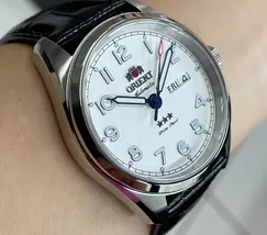 Orient 3 Estrelas Automático Elegance YN6SC006 Branco - imagem 3