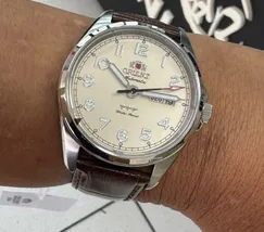 Orient 3 Estrelas Automático Elegance YN6SC006 Champanhe - imagem 1