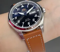 Orient 3 Estrelas Automático Sports Air Pilot YN6SC010 preto - imagem 4