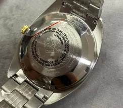 Orient 3 Estrelas Automático Heritage Dourado YN6TT004 Azul - imagem 6