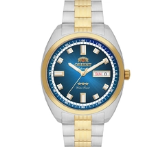 Orient 3 Estrelas Automático Heritage Dourado YN6TT004 Azul - imagem 7