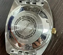 Orient 3 Estrelas Automático Heritage Dourado YN6TT005 Azul - imagem 7