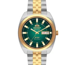 Orient 3 Estrelas Automático Heritage Dourado YN6TT005 Verde - imagem 2
