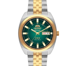 Orient 3 Estrelas Automático Heritage Dourado YN6TT005 Verde - imagem 2