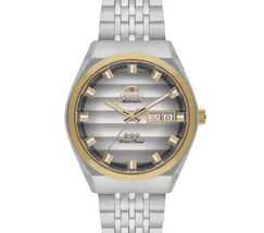 Orient 3 Estrelas Automático Heritage Misto YN6TT014 Prata - imagem 2