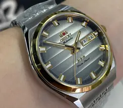 Orient 3 Estrelas Automático Heritage Misto YN6TT014 Prata - imagem 3