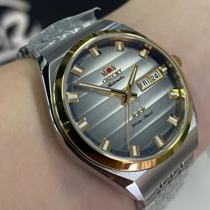Orient 3 Estrelas Automático Heritage Misto YN6TT014 Prata