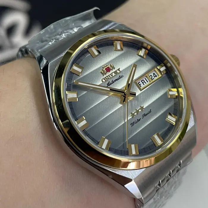 Orient 3 Estrelas Automático Heritage Misto YN6TT014 Prata