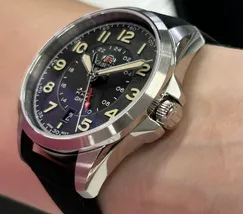 Orient 3 Estrelas GMT Automático Sports Land NH3SC017 preto - imagem 4