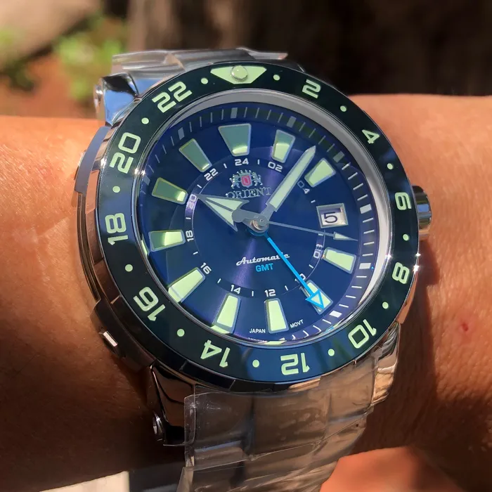 Orient Posseidon GMT Automático Diver NH3SS003 Azul