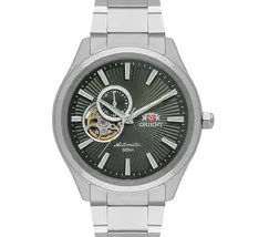 Orient Classico Automático Open heart NH3SS005 Verde - imagem 2