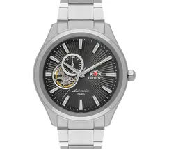 Orient Classico Automático Open heart NH3SS005 Grafite - imagem 2