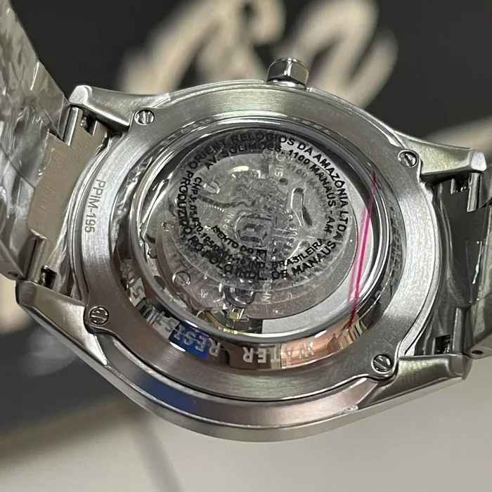 Orient Classico Automático Open heart NH3SS005 Grafite