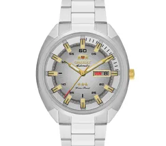 Orient 3 EStrelas Automático Classico NH3SS006 Branco - imagem 2