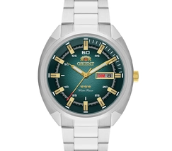 Orient 3 EStrelas Automático Classico NH3SS006 Verde - imagem 2