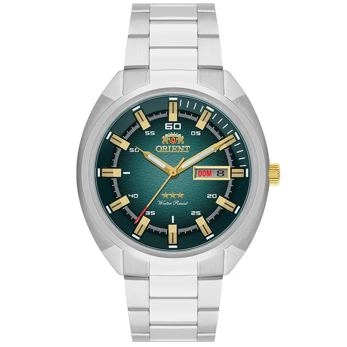 Orient 3 EStrelas Automático Classico NH3SS006 Verde
