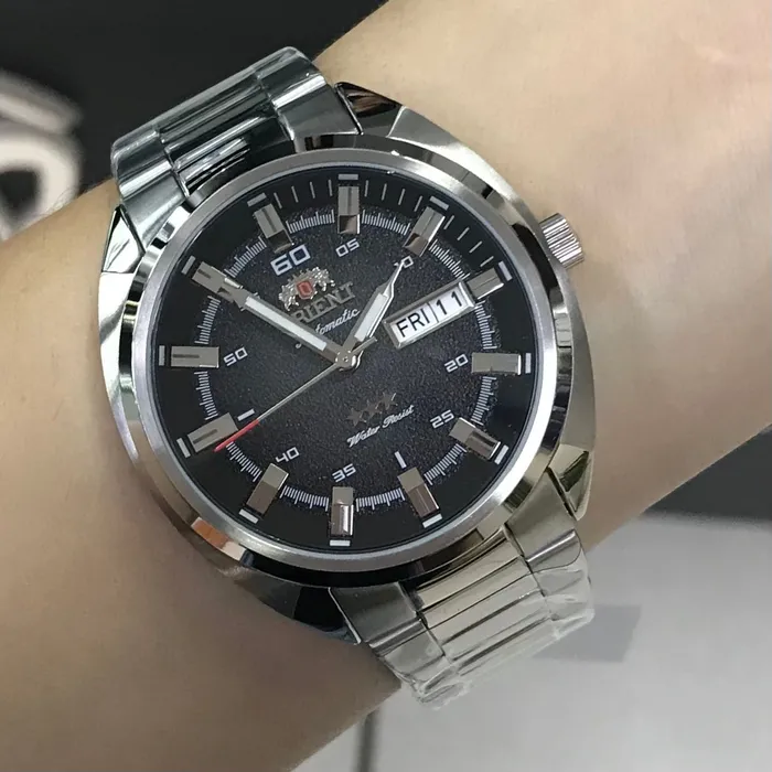 Orient 3 EStrelas Automático Classico NH3SS007 Preto