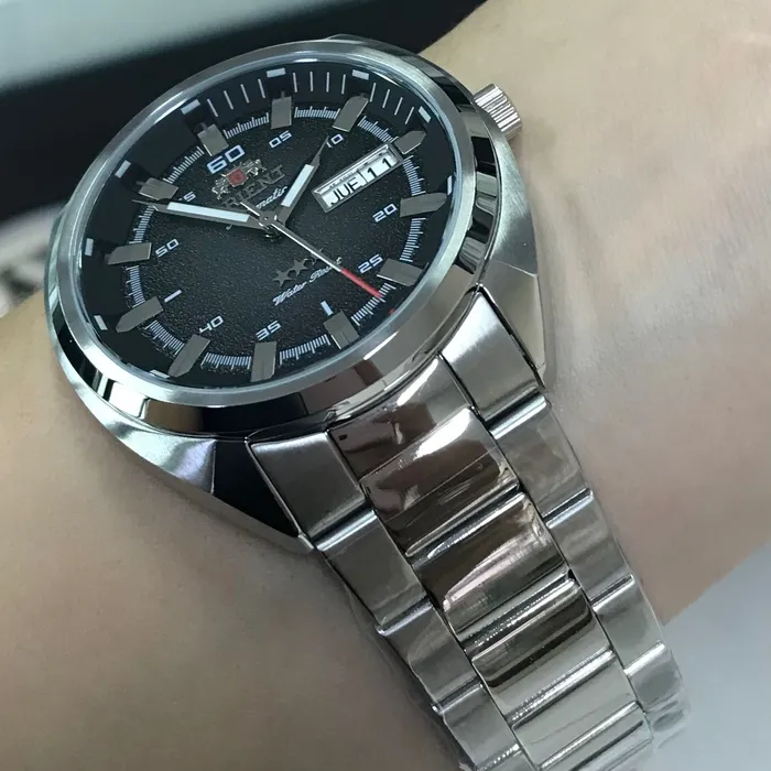 Orient 3 EStrelas Automático Classico NH3SS007 Preto