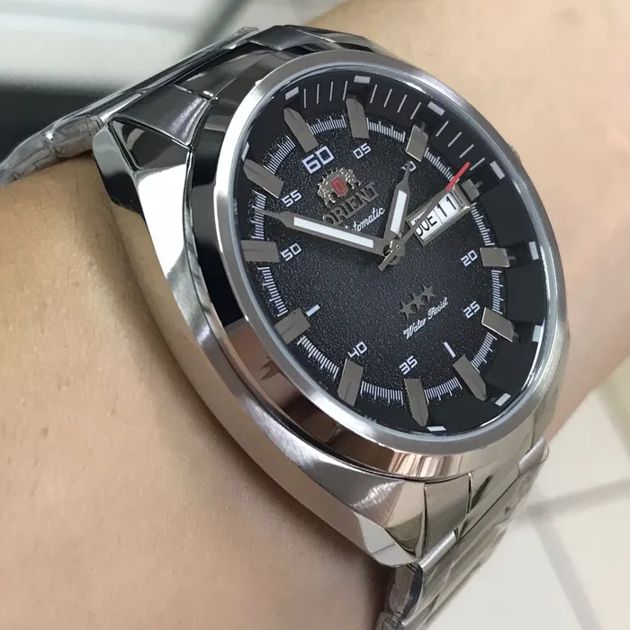 Orient 3 EStrelas Automático Classico NH3SS007 Preto