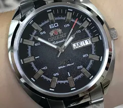 Orient 3 EStrelas Automático Classico NH3SS007 Preto - imagem 3