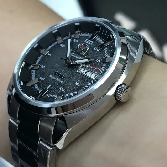 Orient 3 EStrelas Automático Classico NH3SS007 Preto