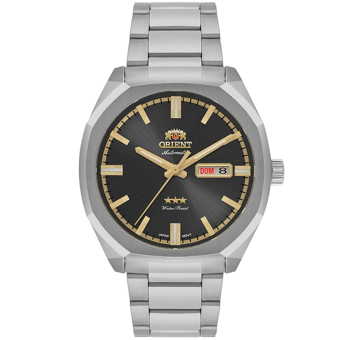 Orient 3 EStrelas Automático Classico NH3SS008 Preto