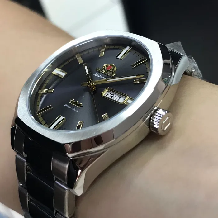 Orient 3 EStrelas Automático Classico NH3SS008 Preto