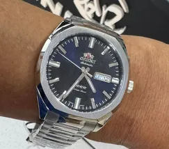 Orient 3 EStrelas Automático Classico NH3SS008 Azul - imagem 1