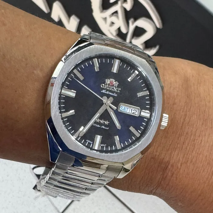 Orient 3 EStrelas Automático Classico NH3SS008 Azul