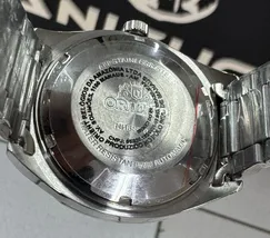 Orient 3 EStrelas Automático Classico NH3SS008 Azul - imagem 8