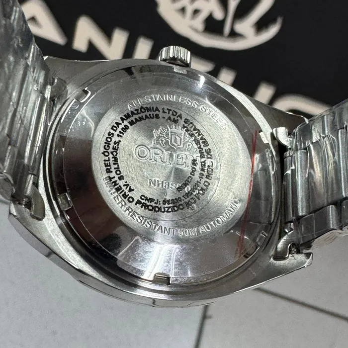Relógio Orient 3 Estrelas Automático NH3SS008 42mm | Taniguchi Relógios
