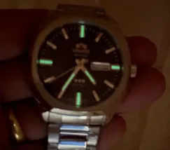 Orient 3 EStrelas Automático Classico NH3SS008 Azul - imagem 7